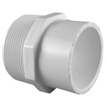 Charlotte Pipe And Foundry Charlotte Pipe Schedule 40 1-1/2 in. MPT X 1-1/4 in. D Slip PVC Pipe Adapter 1 pk PVC 02110 1200